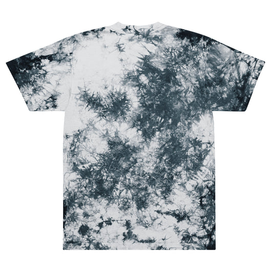 Oversized Tie-dye Book Club Logo T